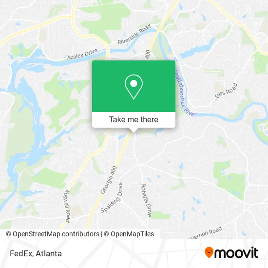 Mapa de FedEx