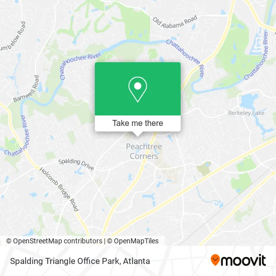 Spalding Triangle Office Park map