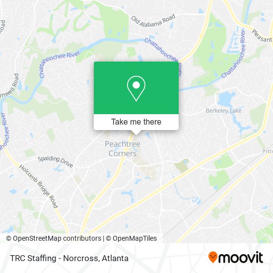 TRC Staffing - Norcross map