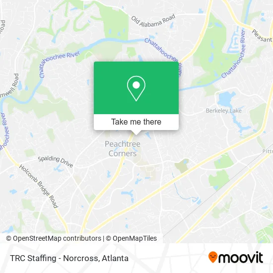 TRC Staffing - Norcross map
