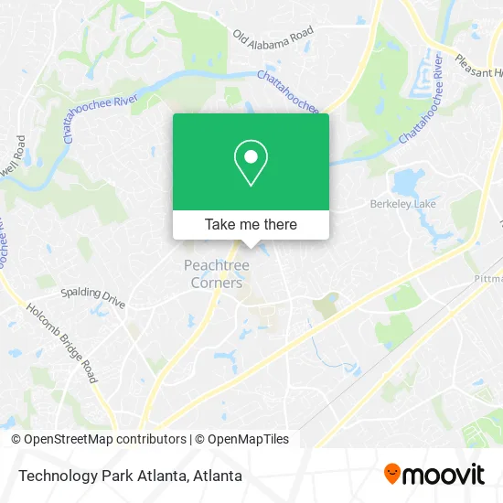 Technology Park Atlanta map
