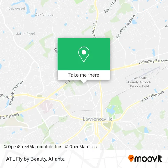 ATL Fly by Beauty map