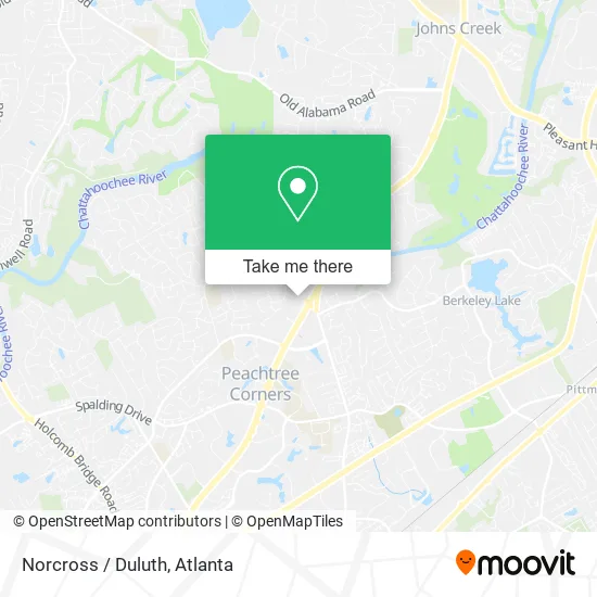 Norcross / Duluth map