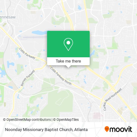 Mapa de Noonday Missionary Baptist Church