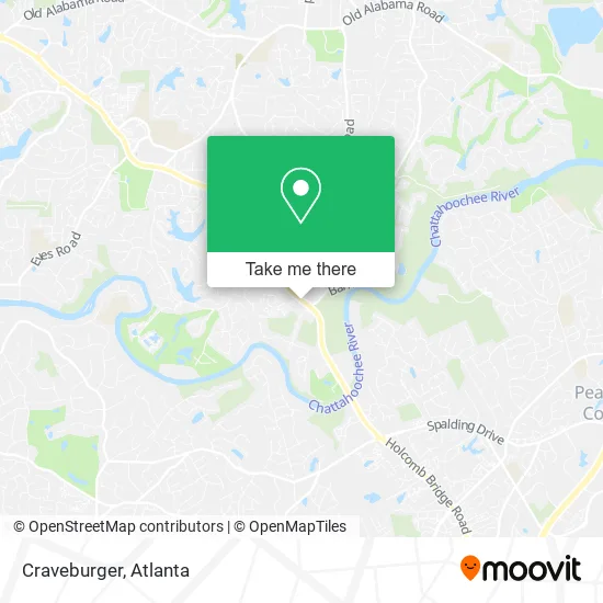 Craveburger map