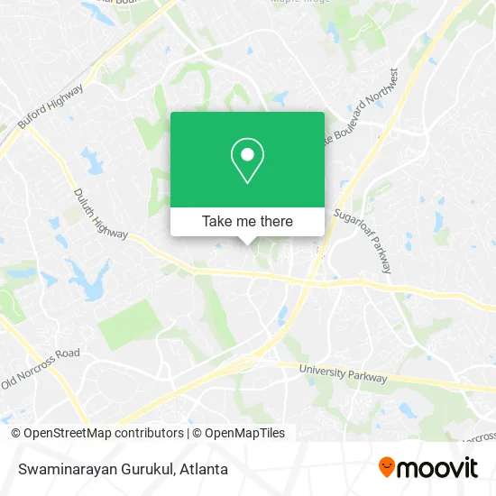 Swaminarayan Gurukul map