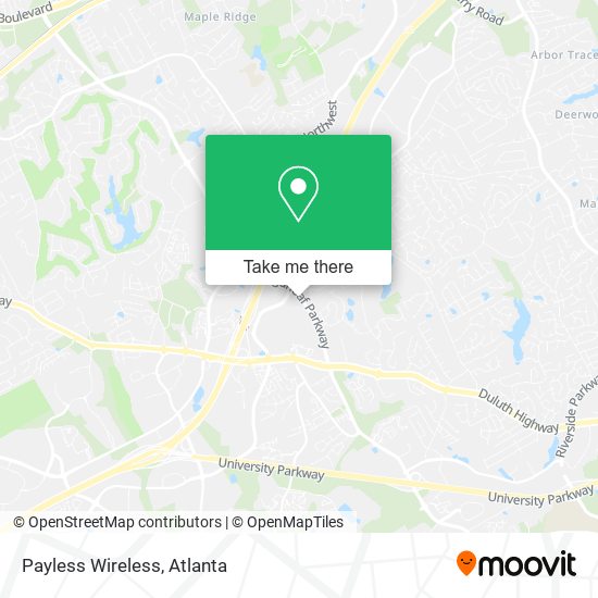 Payless Wireless map