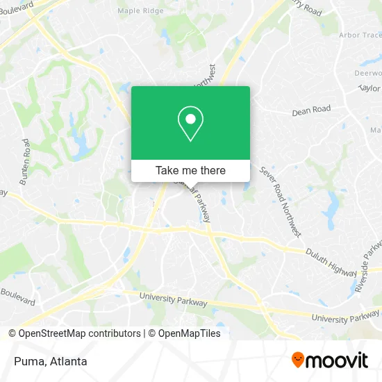Puma map