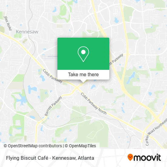 Flying Biscuit Café - Kennesaw map