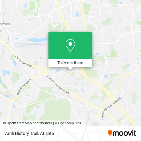 Amli History Trail map