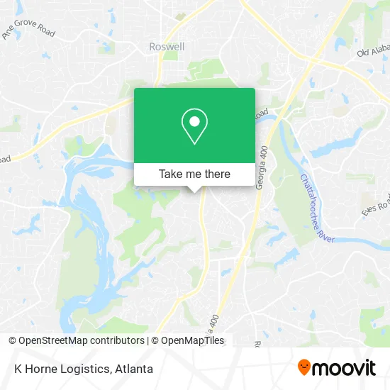 K Horne Logistics map