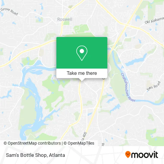 Mapa de Sam's Bottle Shop