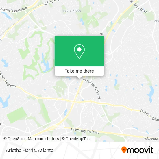 Mapa de Arletha Harris