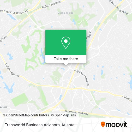 Transworld Business Advisors map