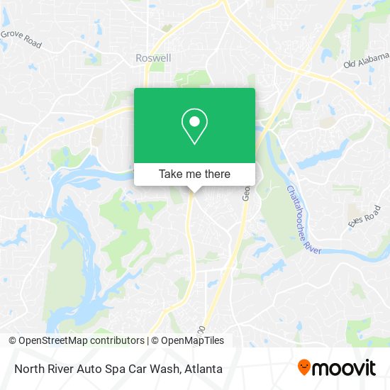 North River Auto Spa Car Wash map