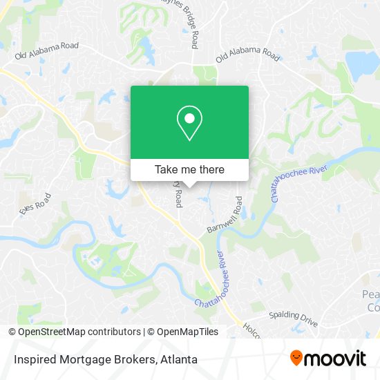 Inspired Mortgage Brokers map
