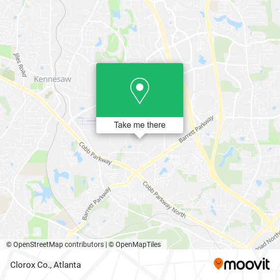 Mapa de Clorox Co.