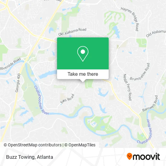 Buzz Towing map