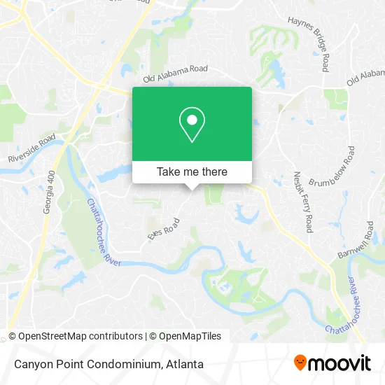 Canyon Point Condominium map