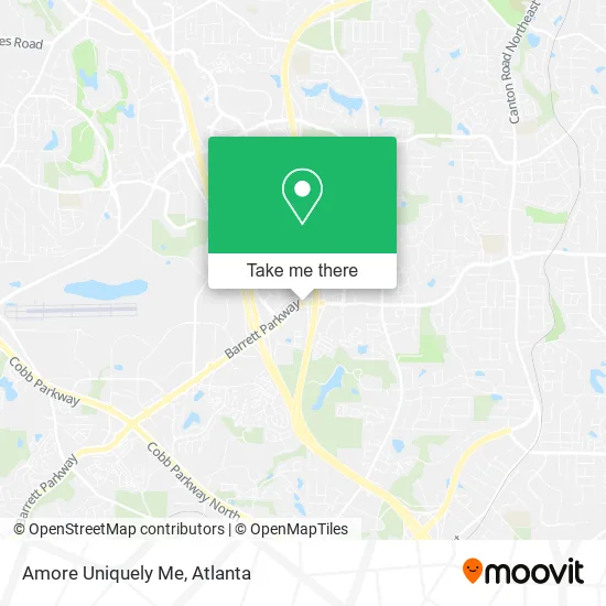 Amore Uniquely Me map