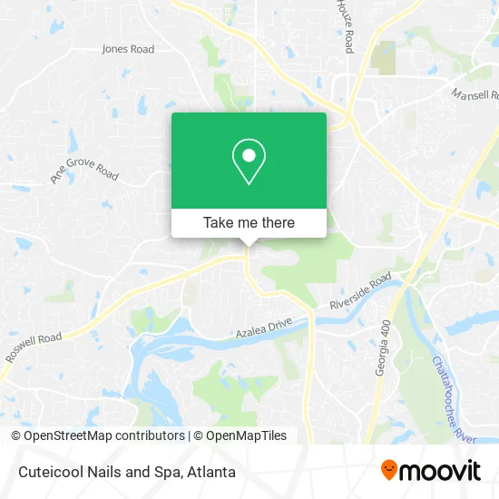 Mapa de Cuteicool Nails and Spa