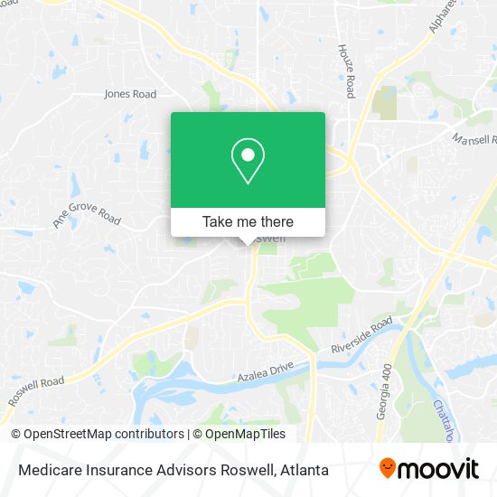 Mapa de Medicare Insurance Advisors Roswell