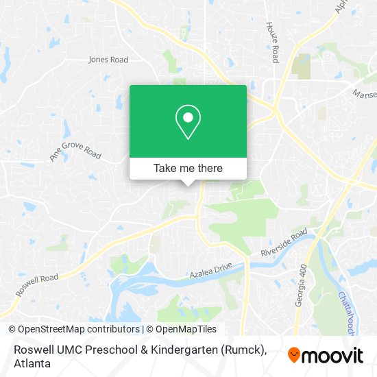 Mapa de Roswell UMC Preschool & Kindergarten (Rumck)