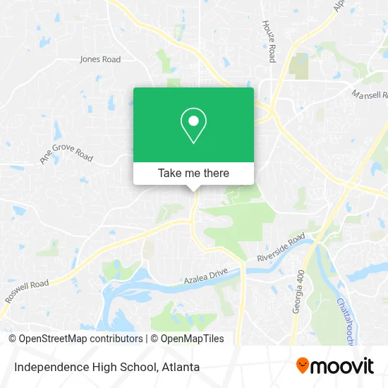 Independence High School map