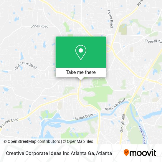 Mapa de Creative Corporate Ideas Inc Atlanta Ga