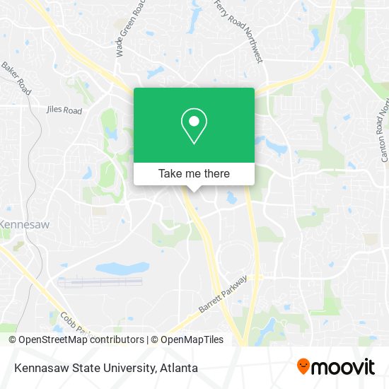 Kennasaw State University map