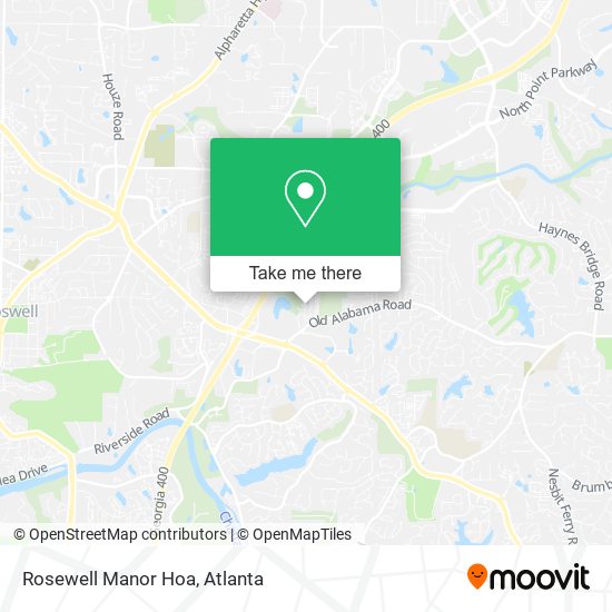 Mapa de Rosewell Manor Hoa