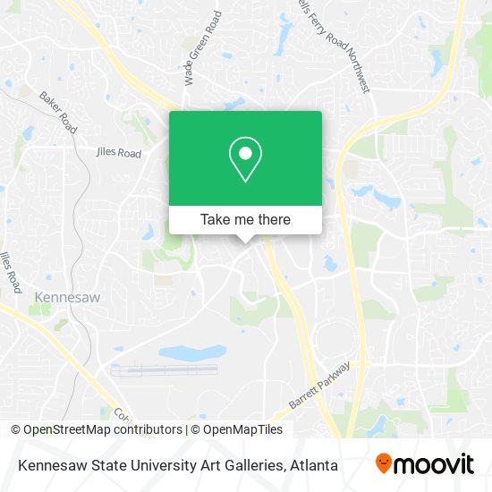 Mapa de Kennesaw State University Art Galleries