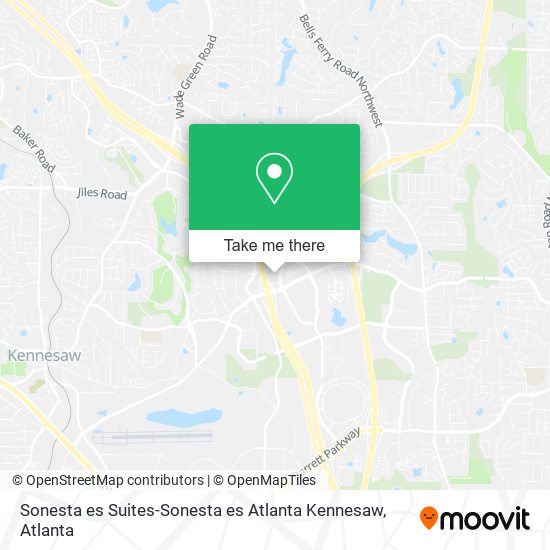 Mapa de Sonesta es Suites-Sonesta es Atlanta Kennesaw