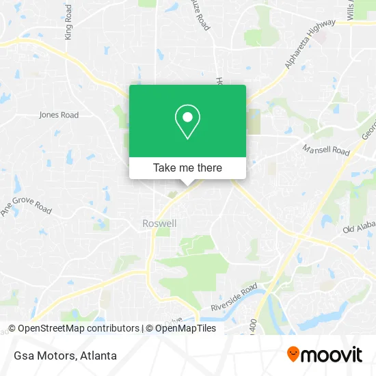 Mapa de Gsa Motors