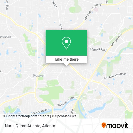 Nurul Quran Atlanta map