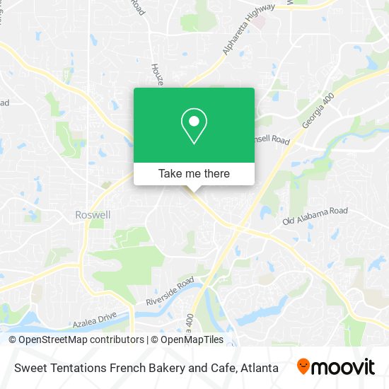 Mapa de Sweet Tentations French Bakery and Cafe