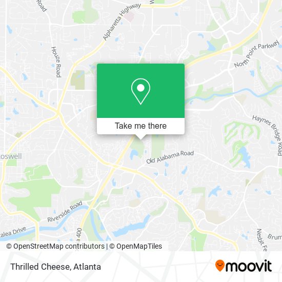 Thrilled Cheese map