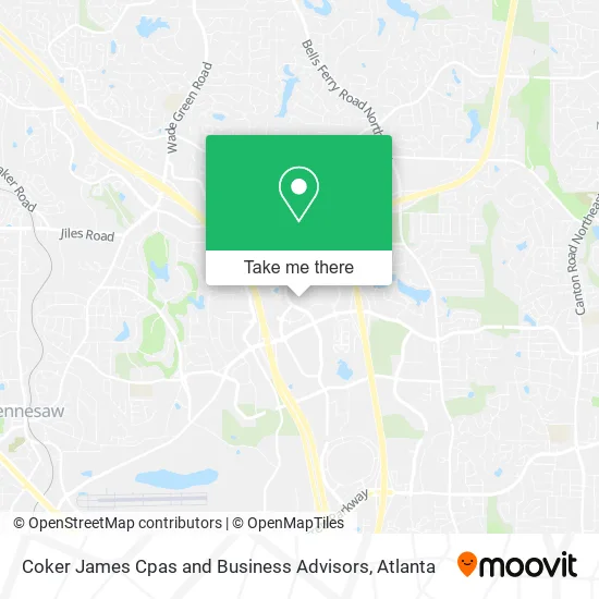 Coker James Cpas and Business Advisors map