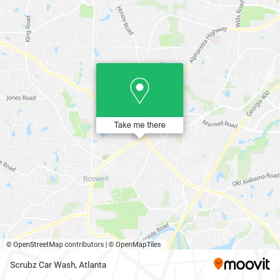 Mapa de Scrubz Car Wash
