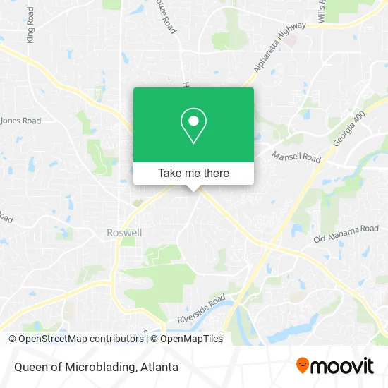 Queen of Microblading map