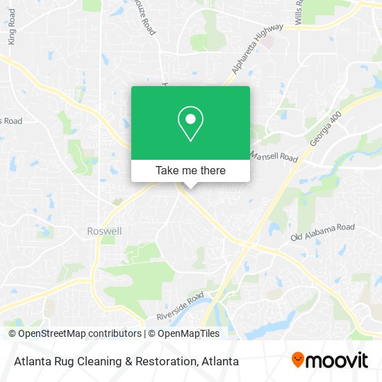 Mapa de Atlanta Rug Cleaning & Restoration