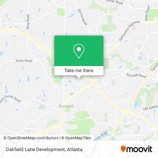 Mapa de Oakfield Lane Development