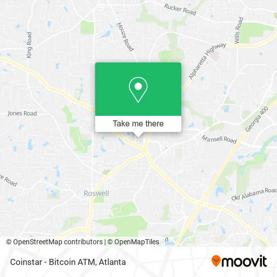 Coinstar - Bitcoin ATM map