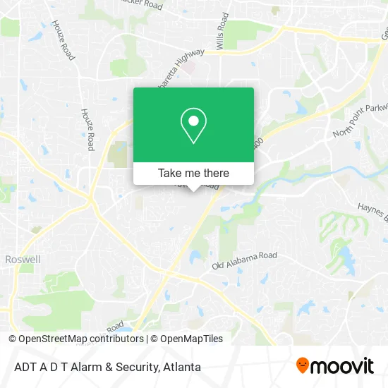 ADT A D T Alarm & Security map