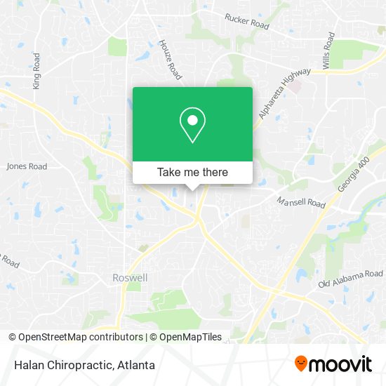 Halan Chiropractic map