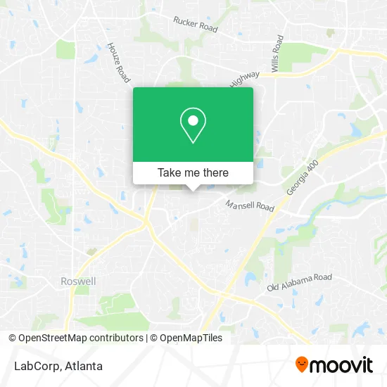 Mapa de LabCorp