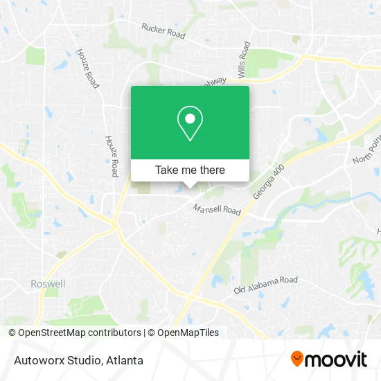 Mapa de Autoworx Studio