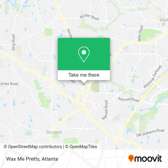 Wax Me Pretty map