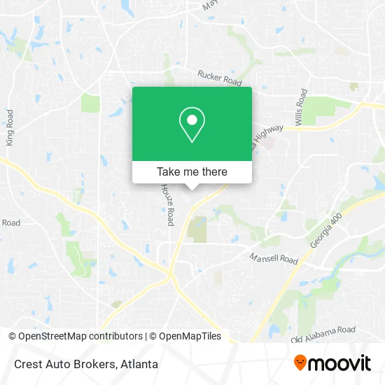 Crest Auto Brokers map