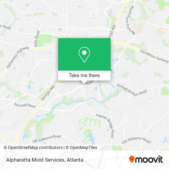 Mapa de Alpharetta Mold Services